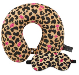 Set Viaje Oreiro Almohada y Masc Rojo 31324